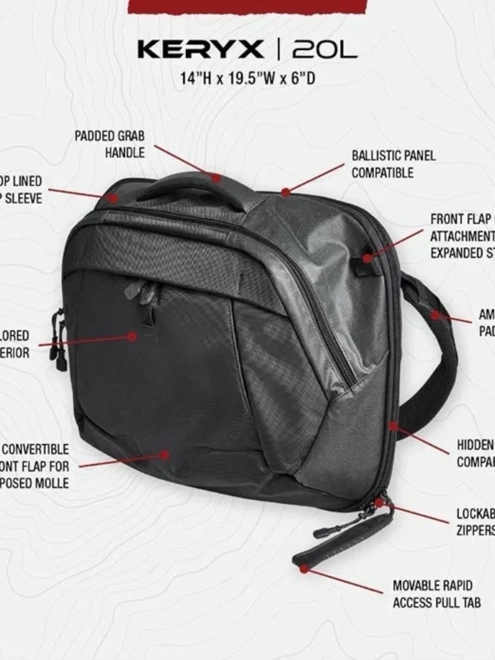 VERTX Keryx Sling Bag F1-VTX5009